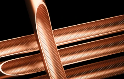 inner grooved copper pipe inner grooved copper pipe